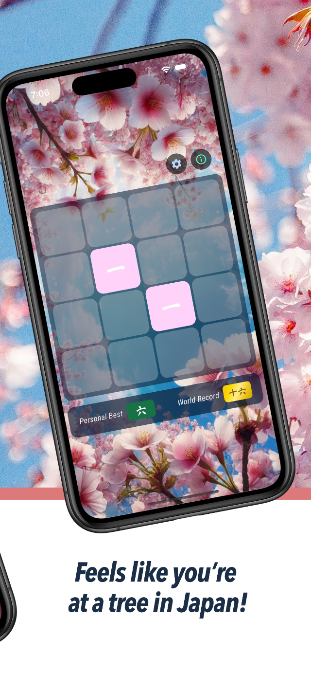 Kanji 2048 relaxing gameplay