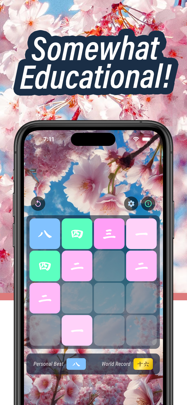 Kanji 2048 score history and personal best